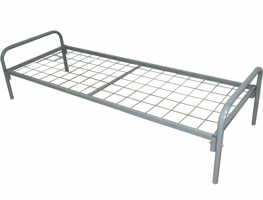 Кровать металлическая односпальная С-С1 (К-1.700СП 100х100 эконом)