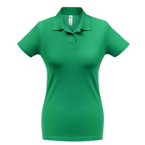 Рубашка женская поло ID.001, зеленый