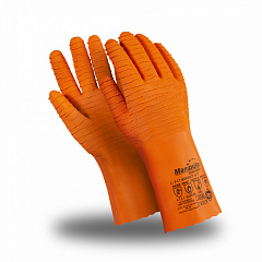 Перчатки Manipula Specialist® Фишер (интерлок+рельефный латекс 1,6мм), L-T-17/CG-948