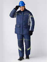 Куртка зимняя PROFLINE SPECIALIST (Таслан), серый/темно-синий