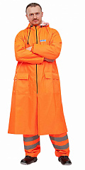Плащ POSEIDON WPL влагозащитный оранжевый
