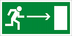 ФЭС E03 Направление к эвакуационному выходу направо