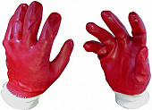 Перчатки Гранат МБС полный облив ПВХ манжет резинка (12 пар)