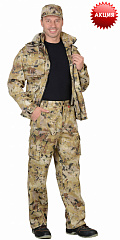 Костюм &quot;СИРИУС-Пума&quot; куртка, брюки (тк. Грета 210) КМФ Саванна